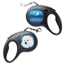 Laisse pour chien personnalisée bleue 'renifler, t