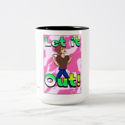 "Laisse tomber !" Café Mug (Centre)