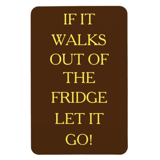 Laisse tomber ! Magnet photo flexible (Vertical)