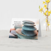 Laisser aller carte de voeux (Fleur jaune)