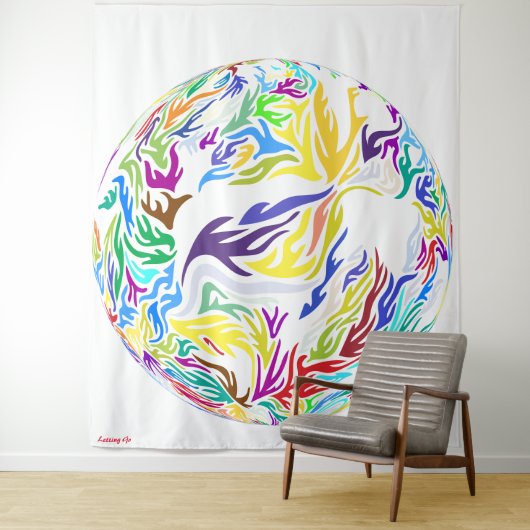 Laisser aller la tapisserie (En situation)