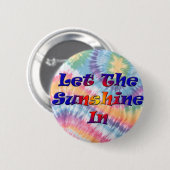 Laisser Briller Le Soleil En Badge Rond De 6 Cm (Devant & derrière)