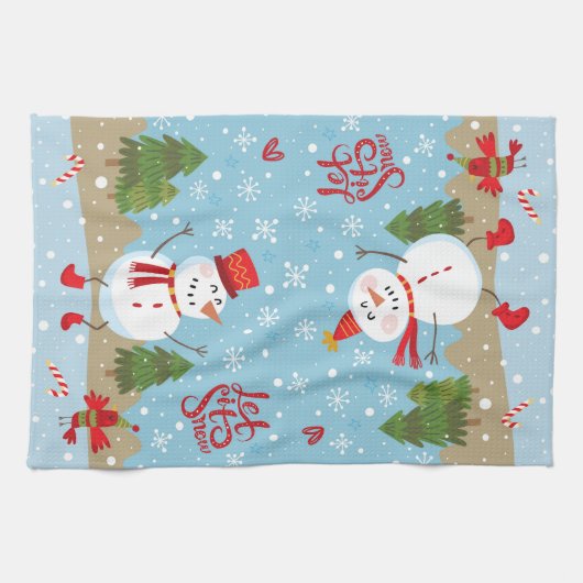 Laisser Chauffer La Serviette De Cuisine (Horizontal)