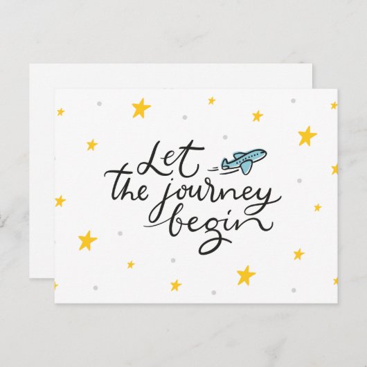 Laisser Commencer Le Voyage - Carte Postale Motiva (Devant / Derrière)