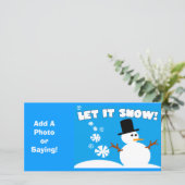 Laisser il neige Carte photo (Debout devant)