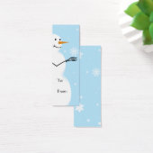 Laisser Il Neige Étiquettes Cadeaux (Bureau)