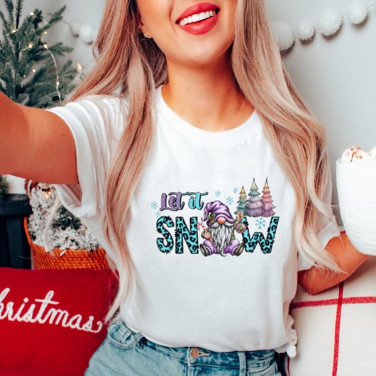 Laisser Il Neige Gnome T-Shirt