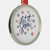 Laisser Il Neige Ornement (Droite)