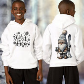 Laisser Il Neige Ski Gnome Sweat - shirt à capuche