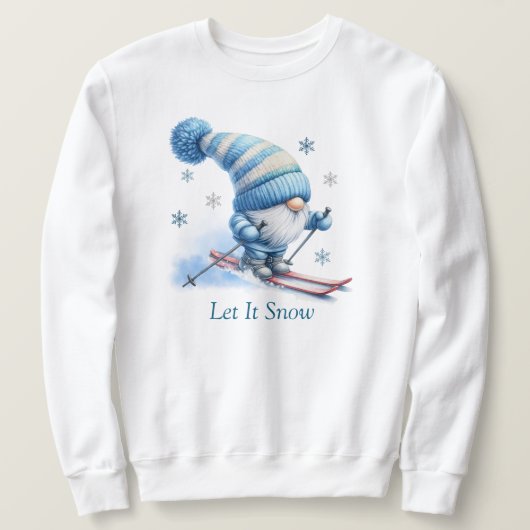 Laisser il neige Sweatshirt (Design devant)