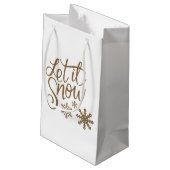 Laisser Il Sac Cadeau Neige (Dos Angle)