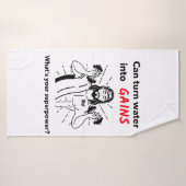 Laisser Jésus faire des gains (Serviette de bain)