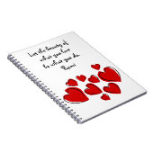 Laisser la beauté Rumi Journal (Côté Droit)