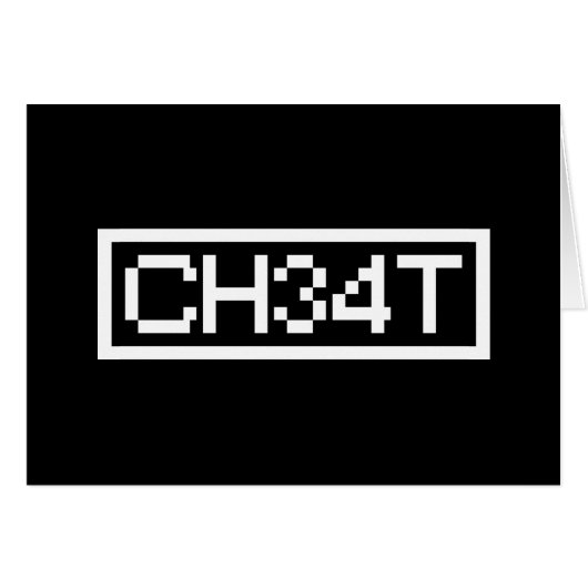 LAISSER LA CARTE DE CONGÉ (Devant horizontal)