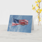 Laisser la carte drapeau Freedom Wave (Fleur jaune)