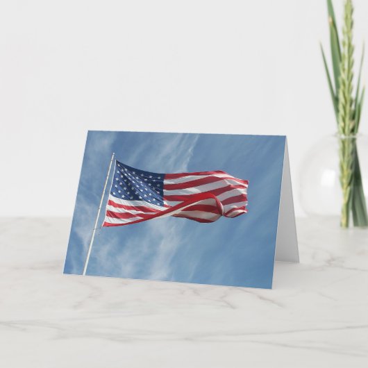 Laisser la carte drapeau Freedom Wave (Devant)