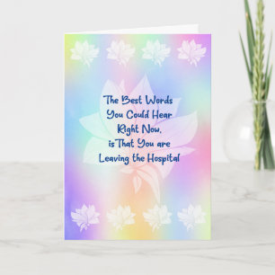 Laisser la carte hôpital Rainbow Design