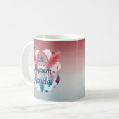 Laisser la liberté étinceler Dreamcatcher Mug (Devant gauche)