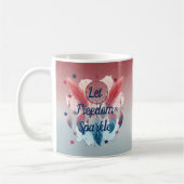 Laisser la liberté étinceler Dreamcatcher Mug (Gauche)