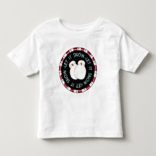 Laisser la neige Tshirts et cadeaux de vacances