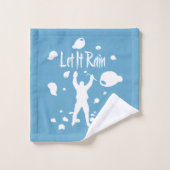Laisser la pluie (hockey) (Gant de toilette)