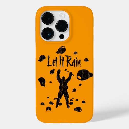 Laisser la pluie (Hockey) Coque-Mate coque iphone (Verso)