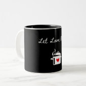 Laisser l'amour brasser - Mug (Devant gauche)