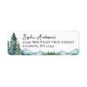 Laisser L'Aventure Commencer Baby shower Étiquette (Devant)