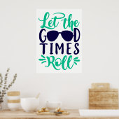 Laisser Le Bon Temps Roll Poster (Cuisine)