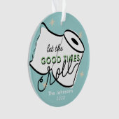 Laisser le bon temps Roll Toilet Papier Bleu Holid (devant)