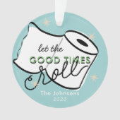 Laisser le bon temps Roll Toilet Papier Bleu Holid (devant)