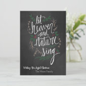 Laisser le ciel et la nature chanter la carte de N (Debout devant)