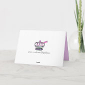 "Laisser le Parti commencer" PRINCESS Invitations (Dos)