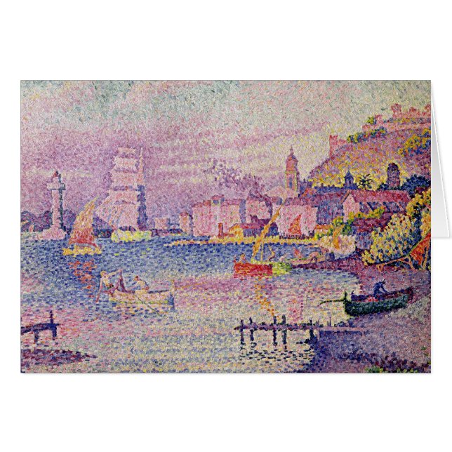 Laisser le port de Saint-Tropez, 1902 (Devant horizontal)