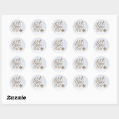 Laisser-le Stickers Neige (Feuille)