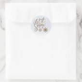 Laisser-le Stickers Neige (Sac)