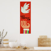 Laisser les choses aller personnalisables affiches (Cuisine)