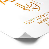 Laisser les étincelles voler affiche mariage (Coin)