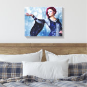 Laisser l'impression de toile enneigée (Insitu(Chambre))