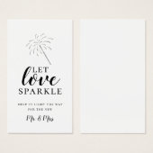 Laisser LOUER Sparkler Sparkler Enlever (Devant & derrière)