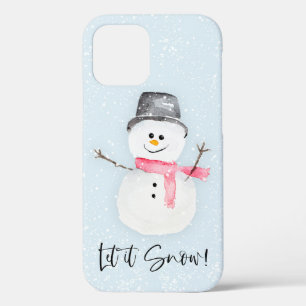 Laisser neiger bonhomme de neige coque iphone 12