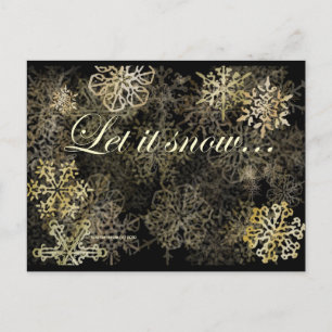 Laisser neiger   Carte postale Blue Beach Song™