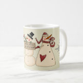 Laisser neiger Fête Mug (Devant droit)