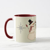 Laisser neiger Fête Mug (Gauche)