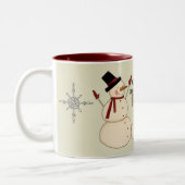 Laisser neiger Fête Mug (Gauche)