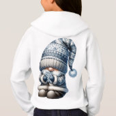 Laisser neiger hiver Gnome Enfants Sweat - shirt à (Dos)