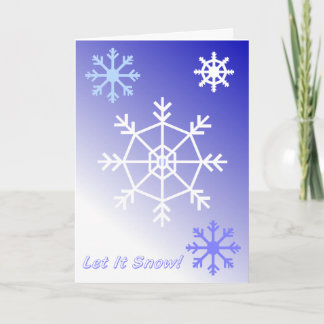 Laisser neiger la carte de Noël