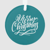 Laisser neiger la photo de Noël personnalisée (dos)