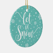 Laisser neiger Noël Calligraphie | Ornement (Droite)