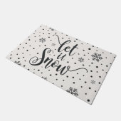 Laisser neiger Noël Calligraphie | Tapis (Incliné)